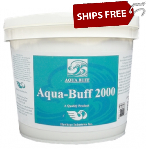 buff aqua polish 2000 compound fiberglass restoration gelcoat marine glaze